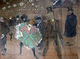 Paris Musee D'Orsay Henri de Toulouse-Lautrec 1895 La Goulue Dancing 